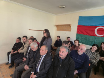 16 aprel 2026-cı il tarixdə Şuşa rayon sakinləri ilə Şuşa Rayon İcra Hakimiyyəti başçısının səyyar görüşü keçirildi