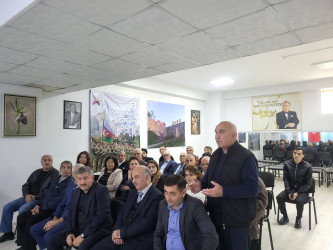 17.10.2025-ci il tarixdə Qaradağ rayonu, Lökbatan qəsəbəsi, “Qobu Park” yaşayış massivində yerləşən Turşsu kənd uşaq musiqi məktəbində Şuşa Rayon İcra Hakimiyyəti başçısının rayon əhalisi ilə növbəti səyyar görüşü keçirildi