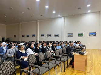 “Ağ ölümə yox deyək” mövzusunda növbəti maarifləndirici tədbir  keçirilmişdir