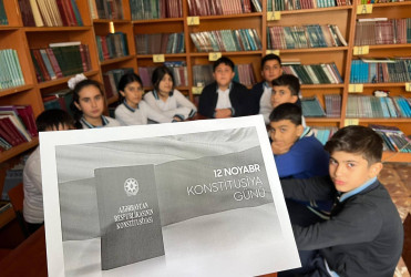 “Konstitusiya və suverenlik ili” çərçivəsində Konstitusiyamızın qəbul edilməsinin 30-cu ildönümü münasibətilə rayon üzrə silsilə tədbirlər keçirilmişdir