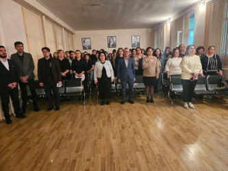 “Konstitusiya və suverenlik ili” çərçivəsində Konstitusiyamızın qəbul edilməsinin 30-cu ildönümü münasibətilə rayon üzrə silsilə tədbirlər keçirilmişdir