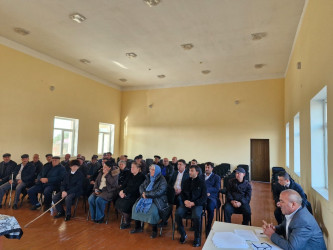 05.12.2025-ci il tarixdə Şuşa Rayon İcra Hakimiyyəti başçısı cənab Bayram Səfərovun Şəki rayonu, Çələbixan qəsəbəsində məskunlaşmış Şuşa rayon əhalisi ilə növbəti səyyar görüşü keçirildi