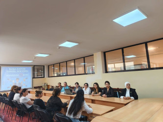 22.05.2026-cı il tarixdə “Korrupsiyaya yox deyək” adlı maarifləndirici tədbir keçirilmişdir