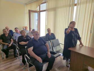 Şuşa Rayon İcra Hakimiyyətinin başçısı cənab Bayram Səfərov növbəti səyyar qəbulunu 09.07.2026-cı il tarixdə Tərtər rayonu, məcburi köçkün şəhərciyində məskunlaşmış rayon sakinləri ilə keçirdi