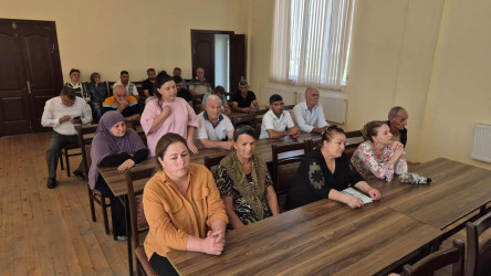 17.09.2026-cı il tarixdə Şuşa Rayon İcra Hakimiyyətinin başçısı cənab Bayram Səfərovun Ucar rayonu, 250 ailəlik məcburi köçkün şəhərciyində məskunlaşmış rayon sakinləri ilə növbəti səyyar görüşü keçirilmişdir