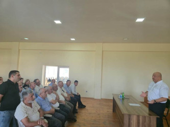 24 sentyabr 2026-cı il tarixdə Sabunçu rayonu, Kürdəxanı qəsəbəsi, Məcburi köçkün şəhərciyində Şuşa RİH başçısının rayon sakinləri ilə növbəti səyyar görüşü keçirilmişdir