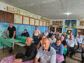 11.09.2026-cı il tarixdə Şuşa Rayon İcra Hakimiyyəti başçısı cənab Bayram Səfərovun Cəlilabad rayonu, Uzuntəpə kəndində məskunlaşmış Şuşa rayon əhalisi ilə növbəti səyyar görüşü keçirildi