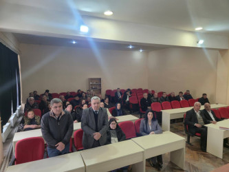 24 aprel 2026-cı il tarixdə Abşeron rayonu, Xırdalan şəhər Mədəniyyət evində Şuşa Rayon İcra Hakimiyyətinin başçısı Bayram Səfərov Şuşa rayon sakinləri ilə növbəti səyyar qəbulunu keçirdi