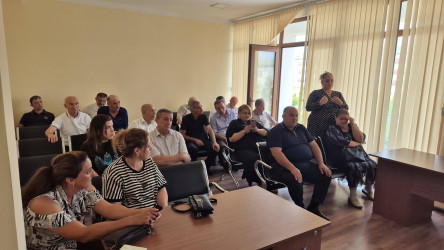 Şuşa Rayon İcra Hakimiyyətinin başçısı cənab Bayram Səfərov növbəti səyyar qəbulunu 09.07.2026-cı il tarixdə Tərtər rayonu, məcburi köçkün şəhərciyində məskunlaşmış rayon sakinləri ilə keçirdi
