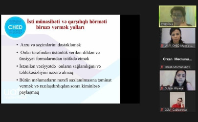 Uşaq hüquqlarının müdafiəsi üzrə mütəxəssis hazırlığının təmin edilməsi məqsədilə təlimlər davam edir