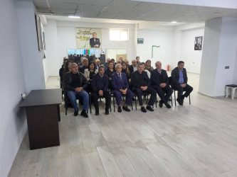 17.10.2025-ci il tarixdə Qaradağ rayonu, Lökbatan qəsəbəsi, “Qobu Park” yaşayış massivində yerləşən Turşsu kənd uşaq musiqi məktəbində Şuşa Rayon İcra Hakimiyyəti başçısının rayon əhalisi ilə növbəti səyyar görüşü keçirildi