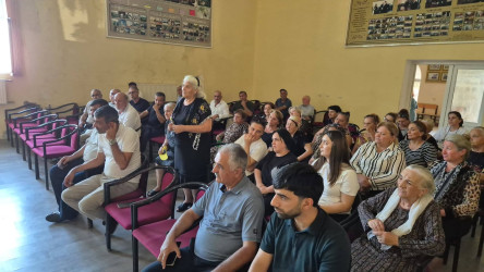 07.08.2026-cı il tarixdə Şuşa Rayon İcra Hakimiyyətinin başçısı Bayram Səfərovun Sabunçu rayonu, Ramana qəsəbəsində məskunlaşmış Şuşa rayon sakinləri ilə növbəti səyyar görüşü keçirildi