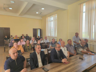 17.09.2026-cı il tarixdə Şuşa Rayon İcra Hakimiyyətinin başçısı cənab Bayram Səfərovun Ucar rayonu, 250 ailəlik məcburi köçkün şəhərciyində məskunlaşmış rayon sakinləri ilə növbəti səyyar görüşü keçirilmişdir
