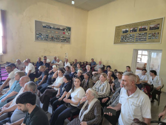 07.08.2026-cı il tarixdə Şuşa Rayon İcra Hakimiyyətinin başçısı Bayram Səfərovun Sabunçu rayonu, Ramana qəsəbəsində məskunlaşmış Şuşa rayon sakinləri ilə növbəti səyyar görüşü keçirildi