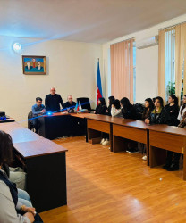 14.04.2026-cı il tarixdə Şuşa Rayon İcra Hakimiyyətinin təşkilatçılığı ilə Şəhərsalma və memarlıq ili çərçivəsində Şuşa şəhərinin ICESCO-nun İrs Siyahısına daxil edilməsi mövzusunda maarifləndirici tədbir keçirilmişdir