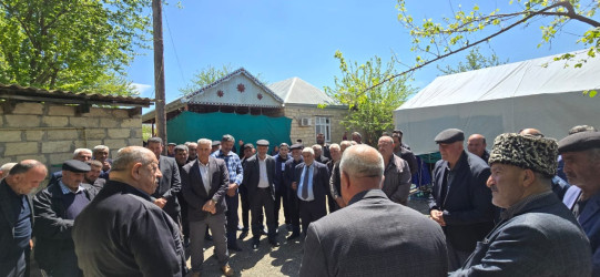 Şuşa Rayon İcra Hakimiyyəti başçısının növbəti səyyar görüşü 18 aprel 2025-ci il tarixdə Ağdam rayonu, Mirzələr qış yatağında məskunlaşan rayon əhalisi ilə keçirildi