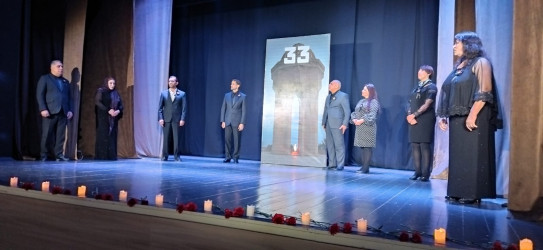 Şuşa  Dövlət Musiqili Dram Teatrında  20 Yanvar faciəsinin 33 -cü ildönümü ilə əlaqədar anım tədbiri keçirildi