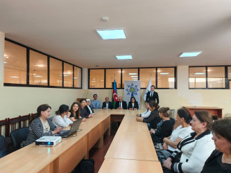 22.05.2026-cı il tarixdə “Korrupsiyaya yox deyək” adlı maarifləndirici tədbir keçirilmişdir
