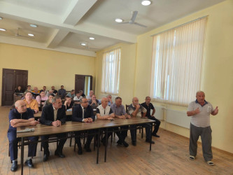 17.09.2026-cı il tarixdə Şuşa Rayon İcra Hakimiyyətinin başçısı cənab Bayram Səfərovun Ucar rayonu, 250 ailəlik məcburi köçkün şəhərciyində məskunlaşmış rayon sakinləri ilə növbəti səyyar görüşü keçirilmişdir