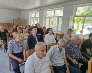 19.06.2026-cı il tarixdə Qaradağ rayonu, Lökbatan qəsəbəsində Şuşa Rayon İcra Hakimiyyəti başçısının rayon əhalisi ilə növbəti səyyar görüşü keçirildi