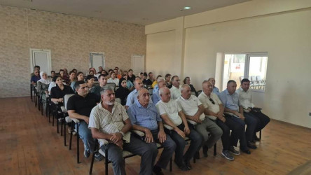 24 sentyabr 2026-cı il tarixdə Sabunçu rayonu, Kürdəxanı qəsəbəsi, Məcburi köçkün şəhərciyində Şuşa RİH başçısının rayon sakinləri ilə növbəti səyyar görüşü keçirilmişdir
