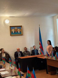 Şuşa Rayon İcra Hakimiyyətinin təşkilatçılığı ilə Şuşa Humanitar Kollecində “Aprel döyüşləri - böyük zəfərin başlanğıcı” mövzusunda tədbir keçirildi