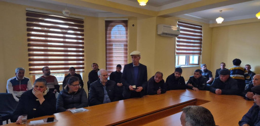 10 aprel 2026-cı il tarixdə Goranboy rayonu, məcburi köçkün qəsəbəsində məskunlaşmış Şuşa rayon sakinləri ilə Şuşa Rayon İcra Hakimiyyəti başçısının səyyar görüşü keçirildi