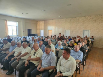 24 sentyabr 2026-cı il tarixdə Sabunçu rayonu, Kürdəxanı qəsəbəsi, Məcburi köçkün şəhərciyində Şuşa RİH başçısının rayon sakinləri ilə növbəti səyyar görüşü keçirilmişdir