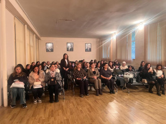 25 oktyabr 2025-ci il tarixdə Azərbaycan Respublikası Prezidentinin 2020-ci il 27 noyabr tarixli 2306 nömrəli Sərəncamı ilə təsdiq edilmiş “Uşaqlara dair Strategiyanın həyata keçirilməsi üzrə 2020-2025-ci illər üçün Fəaliyyət Planı”nın 5.1.4-cü bəndinin icrası ilə bağlı təlim keçirilmişdir