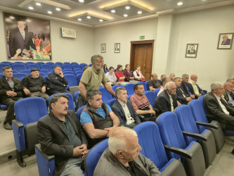 Şuşa Rayon İcra Hakimiyyəti başçısının 15.05.2026-cı il tarixdə İsmayıllı rayonunda məskunlaşmış şuşa rayon əhalisi ilə növbəti səyyar görüşü keçirildi