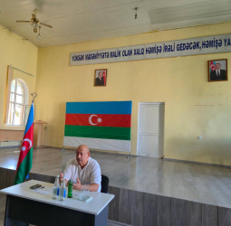 07.08.2026-cı il tarixdə Şuşa Rayon İcra Hakimiyyətinin başçısı Bayram Səfərovun Sabunçu rayonu, Ramana qəsəbəsində məskunlaşmış Şuşa rayon sakinləri ilə növbəti səyyar görüşü keçirildi