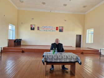 05.12.2025-ci il tarixdə Şuşa Rayon İcra Hakimiyyəti başçısı cənab Bayram Səfərovun Şəki rayonu, Çələbixan qəsəbəsində məskunlaşmış Şuşa rayon əhalisi ilə növbəti səyyar görüşü keçirildi