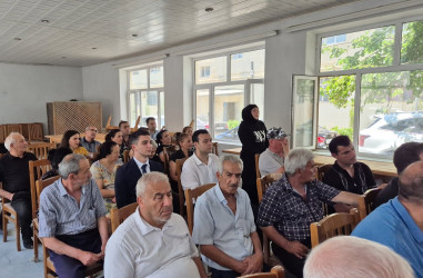 19.06.2026-cı il tarixdə Qaradağ rayonu, Lökbatan qəsəbəsində Şuşa Rayon İcra Hakimiyyəti başçısının rayon əhalisi ilə növbəti səyyar görüşü keçirildi