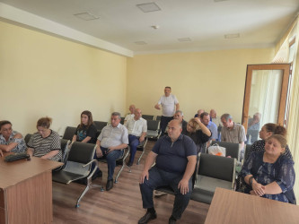 Şuşa Rayon İcra Hakimiyyətinin başçısı cənab Bayram Səfərov növbəti səyyar qəbulunu 09.07.2026-cı il tarixdə Tərtər rayonu, məcburi köçkün şəhərciyində məskunlaşmış rayon sakinləri ilə keçirdi