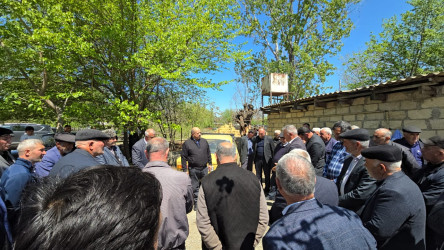 Şuşa Rayon İcra Hakimiyyəti başçısının növbəti səyyar görüşü 18 aprel 2025-ci il tarixdə Ağdam rayonu, Mirzələr qış yatağında məskunlaşan rayon əhalisi ilə keçirildi