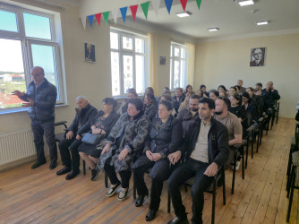 02.04.2026-cı il tarixdə Şuşa Rayon İcra Hakimiyyətinin başçısı cənab Bayram Səfərovun Sabunçu rayonu, "Ramana-1512" məcburi köçkün şəhərciyində məskunlaşmış rayon sakinləri ilə növbəti səyyar görüşü keçirilmişdir