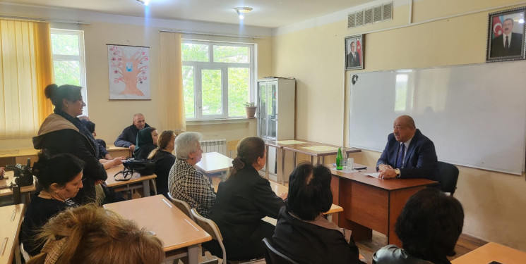 Şuşa Rayon İcra Hakimiyyətinin başçısı Bayram Səfərovun növbəti səyyar görüşü 02 may 2025-ci il tarixdə Xətai rayonu, 24 saylı tam orta məktəbdə keçirildi