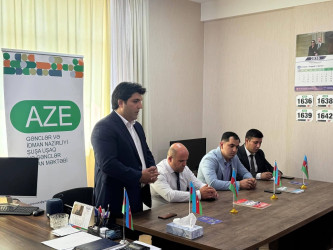 12 Avqust – Beynəlxalq Gənclər Günü münasibətilə “Müasir gənclərin istək və fikirləri”, Erkən nikahlar, hüquqi aspektlər və praktik problemlər” mövzularında tədbir keçirilib