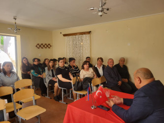 24 aprel 2025-ci il tarixində Bakı şəhəri, Binəqədi rayonu, Fatmayı qəsəbəsi, “Rabitəçi” sanatoriyasında məskunlaşmış Şuşa rayon sakinləri ilə Şuşa Rayon İcra Hakimiyyəti başçısının səyyar görüşü keçirildi