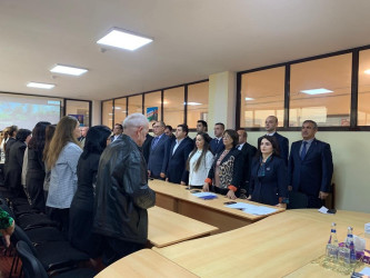 Noyabrın 20-də Yeni Azərbaycan Partiyası (YAP) Şuşa rayon təşkilatının və Şuşa Rayon İcra Hakimiyyətinin birgə təşkilatçılığı ilə partiyanın yaradılmasının 33-cü ildönümü münasibətilə tədbir keçirilib