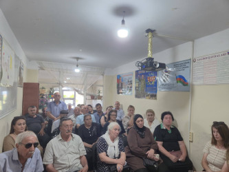 17 iyul 2026-ci il tarixdə Abşeron rayonu, Novxanı qəsəbəsində Şuşa RİH başçısının rayon sakinləri ilə növbəti səyyar görüşü keçirilmişdir.