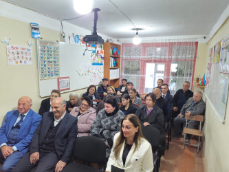 Şuşa Rayon İcra Hakimiyyətinin başçısı cənab Bayram Səfərov sakinlərlə növbəti səyyar qəbulunu 20.11.2025-ci il tarixdə Abşeron rayonu, Novxanı qəsəbəsi, Sarıqaya düşərgəsində məskunlaşmış rayon sakinləri ilə keçirdi