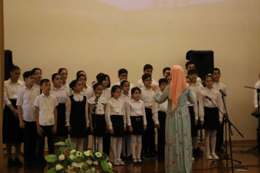 Şuşa şəhər Bülbülcan adına Uşaq Musiqi Məktəbinin "Şuşaya geden yol" adlı hesabat konserti baş tutub